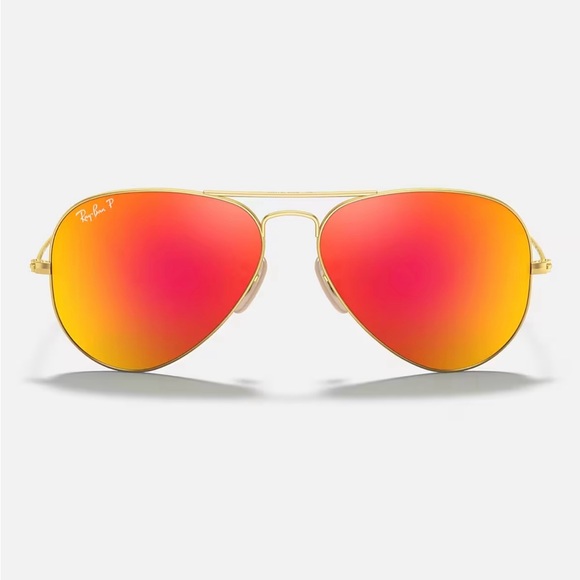 RayBan Aviator Flash Sunglasses - Picture 1 of 3